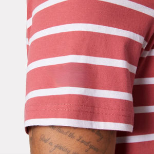 Camiseta de Algodón Grueso de Alta Calidad, Diseño Personalizado, Logotipo Serigrafiado, Ropa Urbana en Blanco, Servicio OEM, Tejido Suave y Duradero - Product Image 6