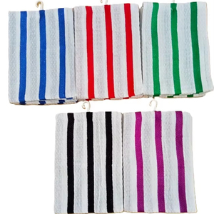 Serviettes de cuisine 100% coton tissé, écologiques, avec logo et design personnalisables, couleur douce, tissu absorbant, fabriqué en Inde - Product Image 3