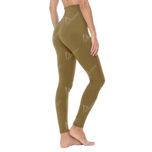 Leggings de yoga taille haute taille élastique pour femmes collants de course et de fitness doux, confortables et extensibles fournisseur en vrac - Product Image 1