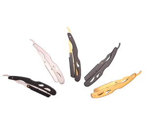 Rasoir de barbier à bord droit rasoir pour hommes outil de rasage de barbe faciale rasoir de rasage manuel coiffeur barbe coupe rasoir de sécurité - Product Image 5