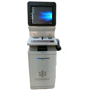 Двойной автоматический киоск принтера экрана касания A4 с лазерным принтером для больницы