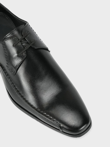 Chaussures en cuir noir de qualité supérieure pour hommes, avec une construction de haute qualité et un look poli, cuir de qualité supérieure et semelle confortable - Product Image 6