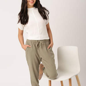 Pantalones Deportivos de Mujer de Cintura Alta con Bolsillos, Estilo Jogger, para Entrenamiento, Invierno, Estilo Informal, Tela de Lona - Product Image 5