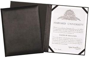 Premium Quality Durable Custom PU Leather Tableware <b>Certificate</b> Holder & <b>Folder</b> Customized Size & Logo - Product Image 2