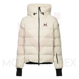 Mosaic Impex, chaqueta de invierno personalizada para mujer, gorro de piel con capucha cálido, abrigo corto doble, botón con cremallera, largo, transpirable, estampado - Product Image 5