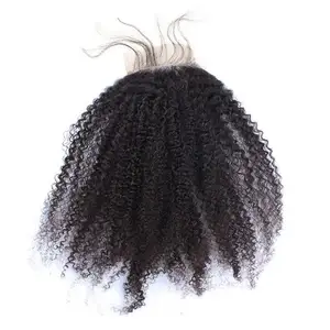Großhandel Haar verkäufer Premium Schweizer Spitzen verschluss Nagel haut ausgerichtet jungfräuliches Haar welliges menschliches Haar, Bodywave Spitzen verschluss