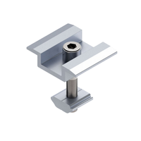 Rails de panneaux solaires en aluminium anodisé argenté, épaisseur de profil 2-4 mm, marque EuroHa, système de montage en quantité pour une optimisation optimale
