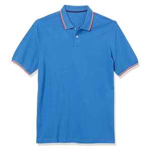 Polos pour hommes de grande taille les plus vendus respirant Polyester/coton Logo personnalisé imprimé de lettres lavées Design - Product Image 1
