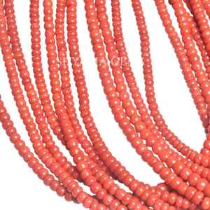 Cuentas de Rondelle lisas de Coral italiano natural, hebra de piedras preciosas sueltas para la fabricación de joyas, precio de fábrica al por mayor - Product Image 4