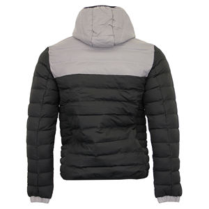 Chaqueta acolchada de burbujas de manga larga para hombre de alta calidad, lona con capucha a precio razonable para uso en exteriores - Product Image 4