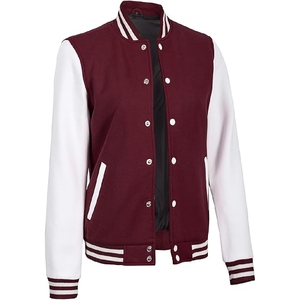 <b>Men</b> maroon varsity <b>jacket</b> <b>white</b> sleeve letterman <b>jacket</b> maroon baseball bomber classic collegiate <b>jacket</b> - Product Image 6