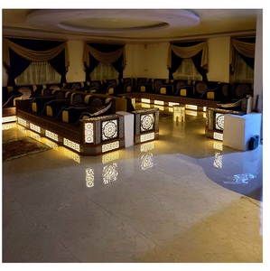 Design d'intérieur Majlis arabe, design classique moderne, ensemble élégant pour salon, sièges d'angle luxueux, design gain de place - Product Image 1