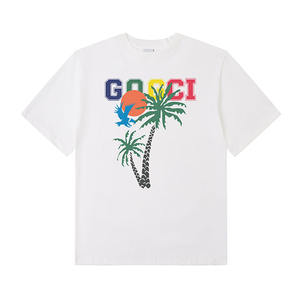 Camisetas de Algodón Transpirables de Alta Calidad para Hombre y Mujer, Camisetas de Manga Corta de Color Sólido Personalizadas para Verano - Product Image 4