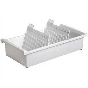 Bandeja Archivadora de Poliestireno Gris Claro para 1,300 Tarjetas, 17.1 x 7.6 x 34.6 cm, 2 Placas de Soporte HAN - Product Image 2