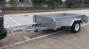 Remorque de boîte galvanisée à chaud 1300KG charge avec couvercle de boule de lunette Connect - Product Image 2