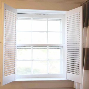 Custom For Houses Hurricane Apartments White Plantation <strong>Shutters</strong> Pvc Casement <strong>Window</strong> <strong>Shutters</strong> Interior Hinges <strong>Shutter</strong> Blinds - Product Image 2