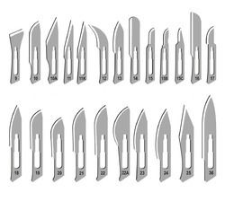 Paquete de cuchillas de bisturí multiusos para uso médico, artesanal y científico - Product Image 2