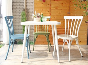 Chaise de salle à manger moderne nordique avec pieds en métal 8 chaises ensemble meubles de maison ensemble de Table salle à manger meubles utilisation maison hôtel fête - Product Image 2