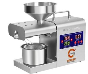 เครื่องสกัดน้ำมันแบบกดเย็นกึ่งอัตโนมัติแบบพกพา Gorek Technologies 600 วัตต์ 0.8 แรงม้า มอเตอร์ไฟฟ้ากระแสตรง 220/110 โวลต์ ควบคุมอุณหภูมิได้ - Product Image 1