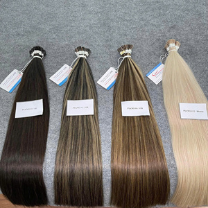 Piano Color Natural Straight I Tip Machine Keratin Tip Hair I Tip Extensiones de cabello humano vietnamita - Product Image 4