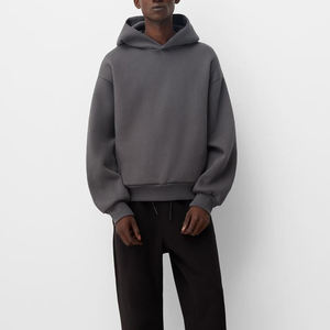 Sudadera con Capucha de Invierno para Hombre, Nuevo Diseño, Alta Calidad, 100% Algodón, Felpa Francesa, Talla Grande, con Forro de Punto, Bolsillos Laterales con Capucha - Product Image 2