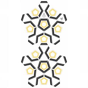 Balón de Fútbol de Cuero Híbrido PU Ligero de Alta Calidad, Tamaño 5, con 32 Paneles para Entrenamiento y Partidos en Campos de Césped - Product Image 1