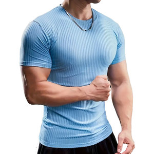 Camiseta de gimnasio de secado rápido personalizable para hombre, camiseta de entrenamiento de compresión transpirable, Camiseta deportiva sin manga, diseño deportivo - Product Image 2