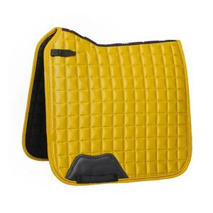 Almohadillas de sillín de satén amarillo - Product Image 1