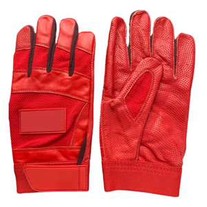 Guantes deportivos de piel de vaca Guantes de entrenamiento de béisbol Infield Guantes de bateo de béisbol de desgaste de protección hechos a medida - Product Image 6