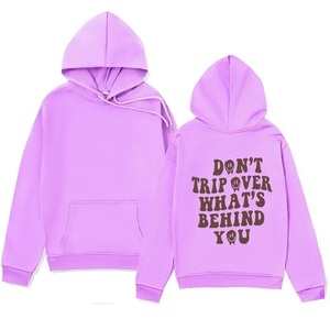 Sweat à capuche thermique surdimensionné de luxe lourd polaire Hip Hop en coton personnalisé de haute qualité pour hommes motif d'impression essentiel d'automne - Product Image 1