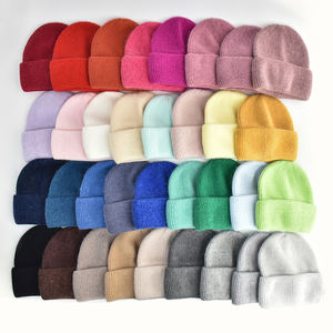 Gorro de Invierno Cómodo de Punto Acanalado, Mezcla de Lana, Todas las Tallas, Secado Rápido, Ligero, Unisex, Estilo Urbano, Disponible para Compradores Mayoristas - Product Image 1