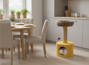 Fiona Sunny Lounge Cat House With Golden Charm - Product Image 4