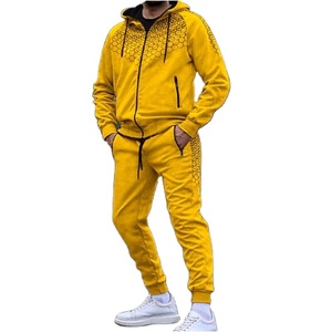 Chándal informal de colección de invierno para hombre, conjunto de sudadera y chándal para correr para hombre, chándales de algodón 100% de Pakistán - Product Image 1