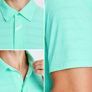 Chemise d'été décontractée à manches courtes en toile style gothique anti-plis avec logo personnalisé et impression numérique pour homme en Spandex/Coton - Product Image 5