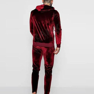 Luxury Designer <b>Men</b> <b>Velvet</b> Tracksuits Set Soft Premium Fabric Hoodie Pants 2 Piece Suits <b>Men</b> <b>Velvet</b> Tracksuits - Product Image 2