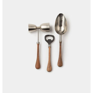 Juego de Herramientas de Barra de Plata con Mango en Forma de Diamante con Base, Kit de Cócteles de Lujo, Perfecto para Bares Caseros, Restaurantes y Fiestas, de la India - Product Image 3