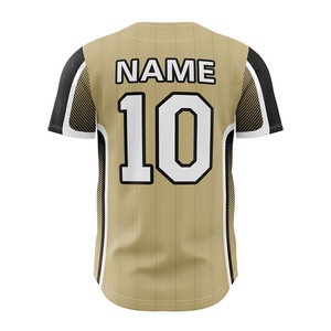 Maillot de baseball professionnel pour homme, imprimé par transfert thermique, 100 % polyester, personnalisable, grandes tailles, séchage rapide, respirant, haute qualité - Product Image 5