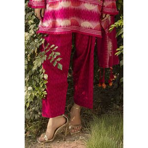 Conjunto de Traje de 3 Piezas para Mujer con Bordado y Estampado, Incluye Pantalón Estampado CL-52531 - Product Image 6