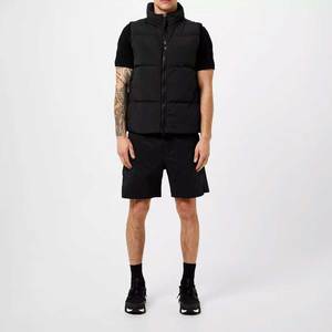 Chaleco Acolchado de Lona Unisex al por Mayor, de Alta Calidad, Ultrasuave, Ligero, Impermeable, Ecológico, con Capucha, Informal, sin Mangas, para Invierno - Product Image 3
