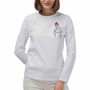 เสื้อยืดสีขาวสำหรับผู้หญิงเสื้อยืดลำลองกลางแจ้งแขนยาวป้องกันแสงแดดชายหาดฤดูร้อน - Product Image 1