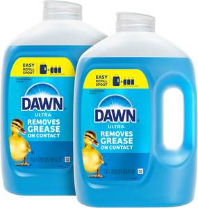 Recarga de Jabón Lavavajillas Dawn Ultra Original, Tamaño Grande, Detergente Líquido Azul Original, Jabón Lavavajillas Dawn Potente para la Grasa - Product Image 1