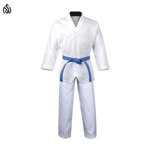 Uniforme de Taekwondo de venta directa de fábrica diseño personalizado al por mayor jiu jitsu kimono uniforme de Taekwondo - Product Image 1