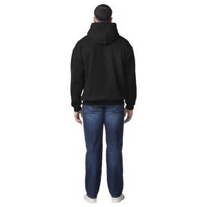 Sweat à capuche en polaire uni pour homme et homme corpulent - Polyester/coton - Product Image 3