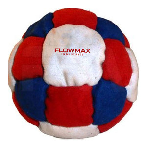 Custom Logo <b>Hacky</b> <b>Sack</b> Footbag | OEM & ODM | Hand-Stitched Leather Juggling Ball | FLOWMAX INDUSTRIES Model FI-1603 - Product Image 3