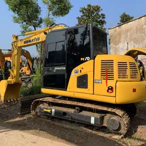 Excavadora de Orugas Usada Komatsu PC70-8 de 7 Toneladas, Rodamiento Original Japonés, Modelo 2023, de Segunda Mano con Maquinaria para Informe - Product Image 4