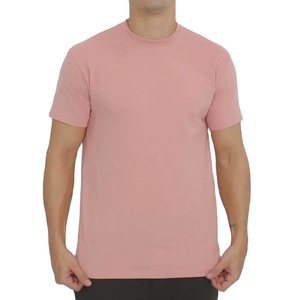 T-shirt à manches courtes de qualité supérieure avec logo personnalisé, couleur unie, prix de gros, col rond, t-shirt à séchage rapide pour hommes - Product Image 1