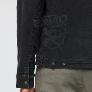 Stylish Outerwear <b>Canvas</b> <b>Jacket</b> Long Sleeve Men Winter <b>Jacket</b> Casual Outdoor Work And Everyday Wear - Product Image 4