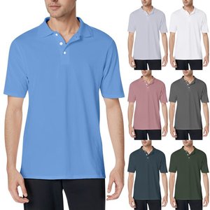 เสื้อยืดคอปกสำหรับผู้ชายเสื้อโปโลลายทางสีขาวเสื้อทรงสกินนี่ราคาถูกเสื้อตัวบนผ้าโพลีเอสเตอร์รุ่นพื้นฐานแนวเพลงแบบหลวม XL ใส่สบาย - Product Image 5