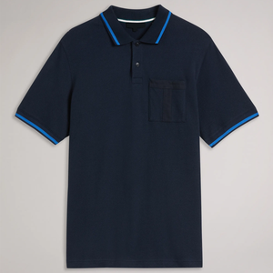 Polo en coton grande taille à manches courtes pour hommes, polo à séchage rapide, style décontracté, vente en gros avec personnalisation - Product Image 6