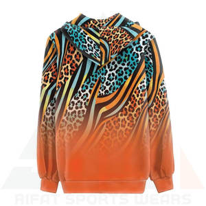 Sweat à capuche multicolore Signature Wildside Terry, fermeture éclair intégrale, coupe décontractée, motif à capuche, essentiel pour l'hiver, style streetwear, devant - Product Image 2